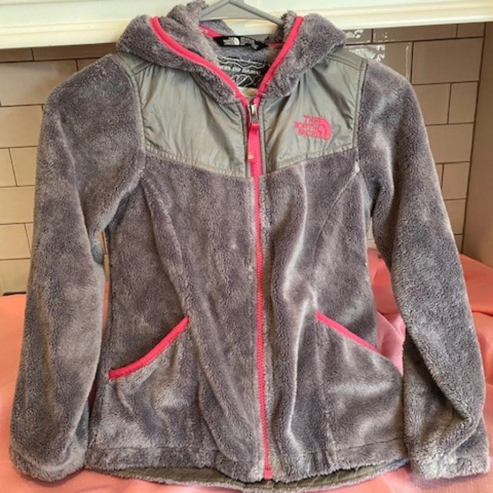 Girls The North Face Zipper Hoodie with Hood
